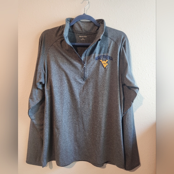 Sport-Tek West Virginia Mountaineers NCAA Embroidered 1/4 Zip Pullover Medium‎ - Picture 1 of 5